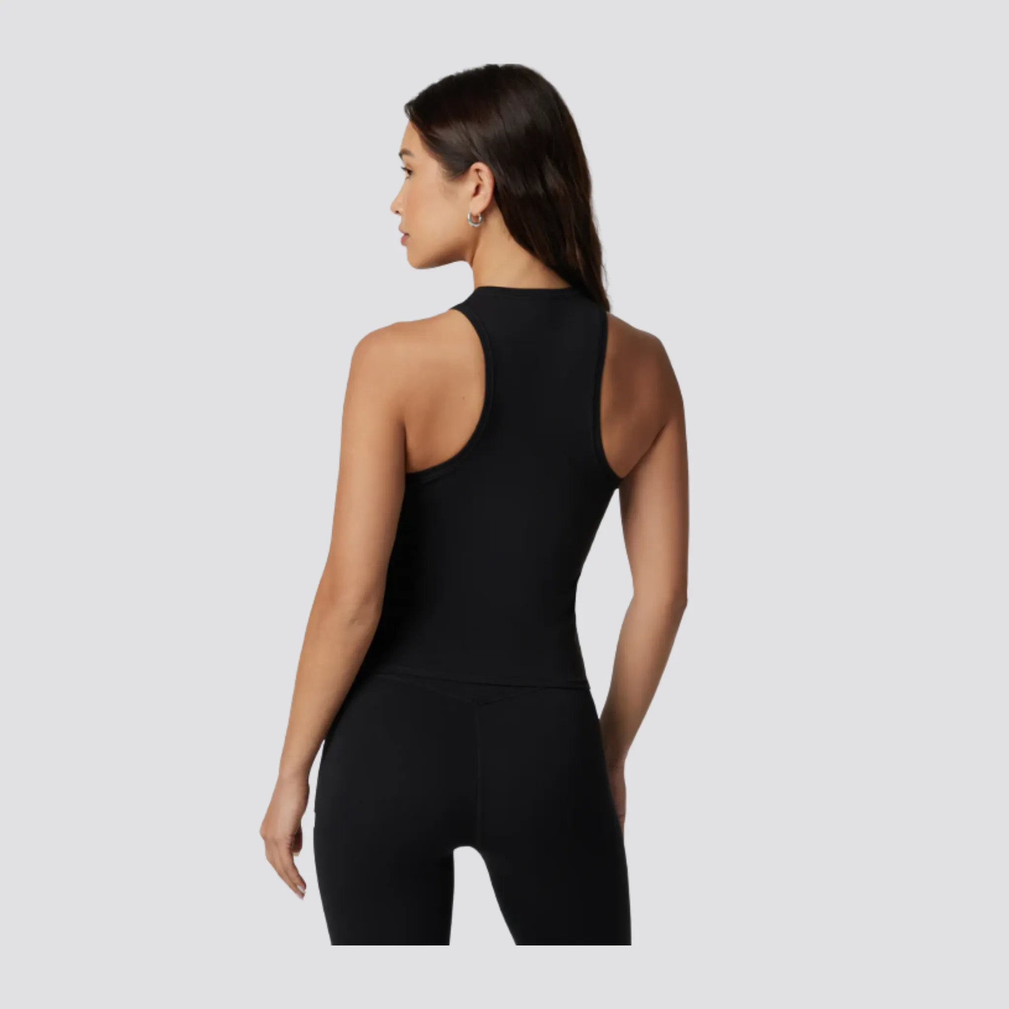 WOMEN'S ALLTHEFEELS™ CREW TANK - BLK BLACK