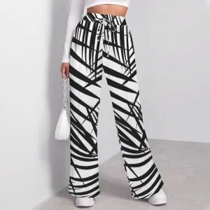Women's Drawstring Wide Leg Sweatpants