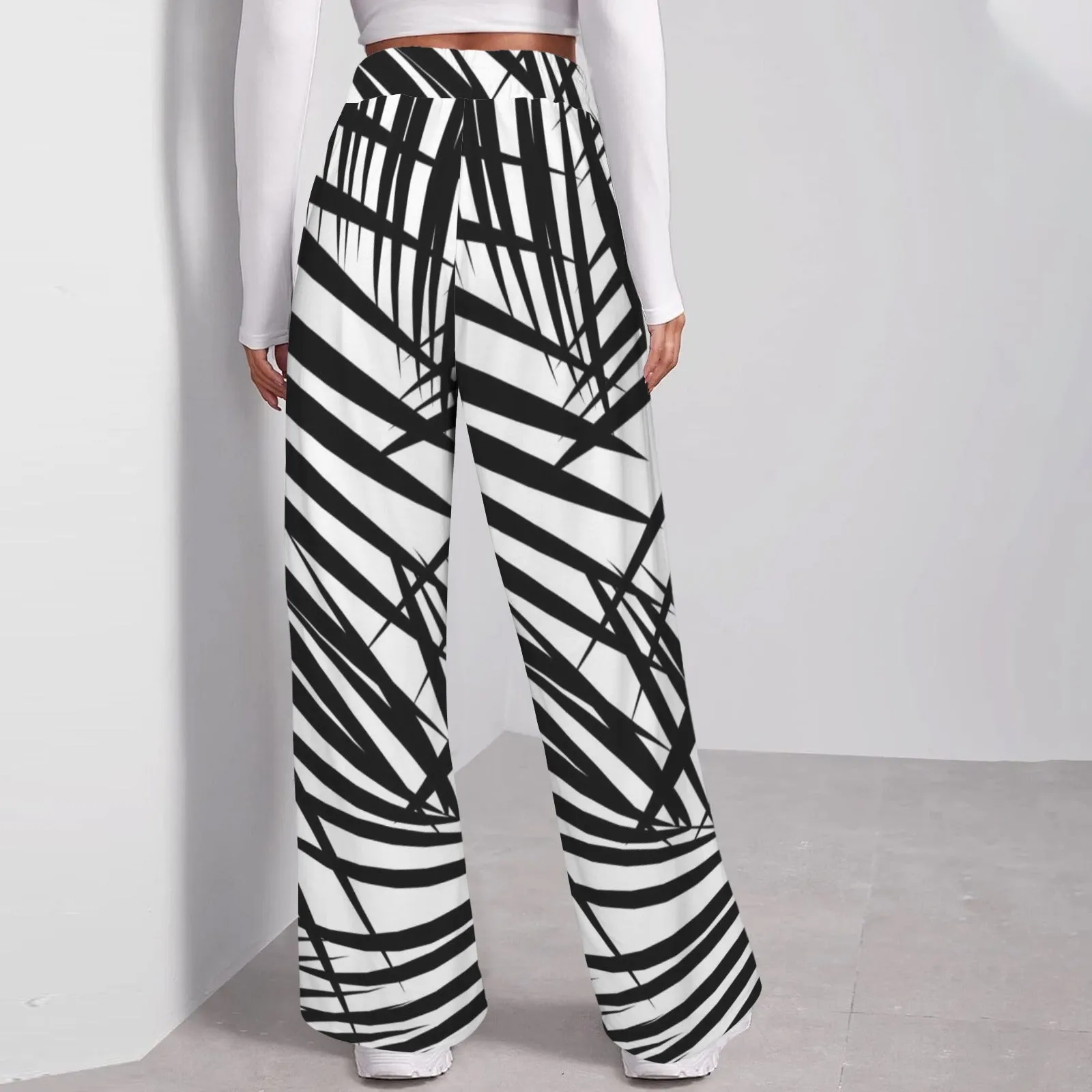 Women's Drawstring Wide Leg Sweatpants