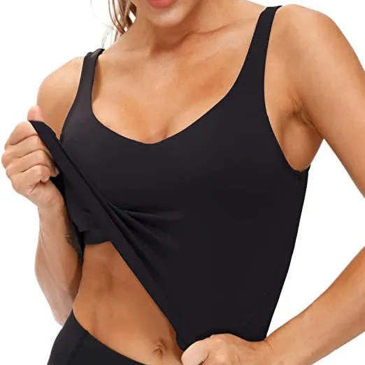 Women’s Longline Wirefree Padded Sports Bra