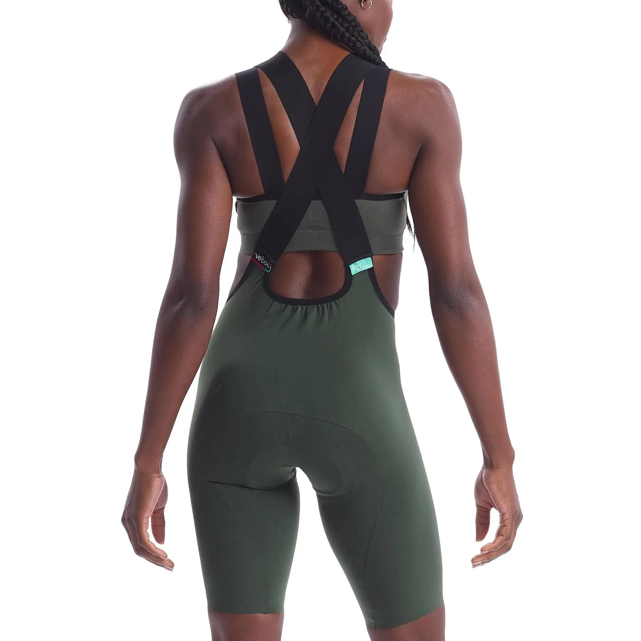 Women's LUXE Bib Shorts - Dark Olive