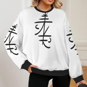 Women's Oversized Crew Neck Pullover Sweater