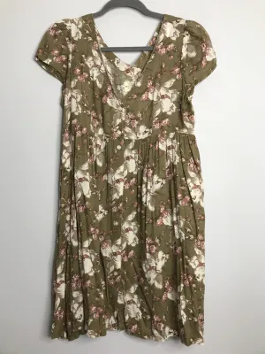 Womens Size Sm Misses Green RL Dress