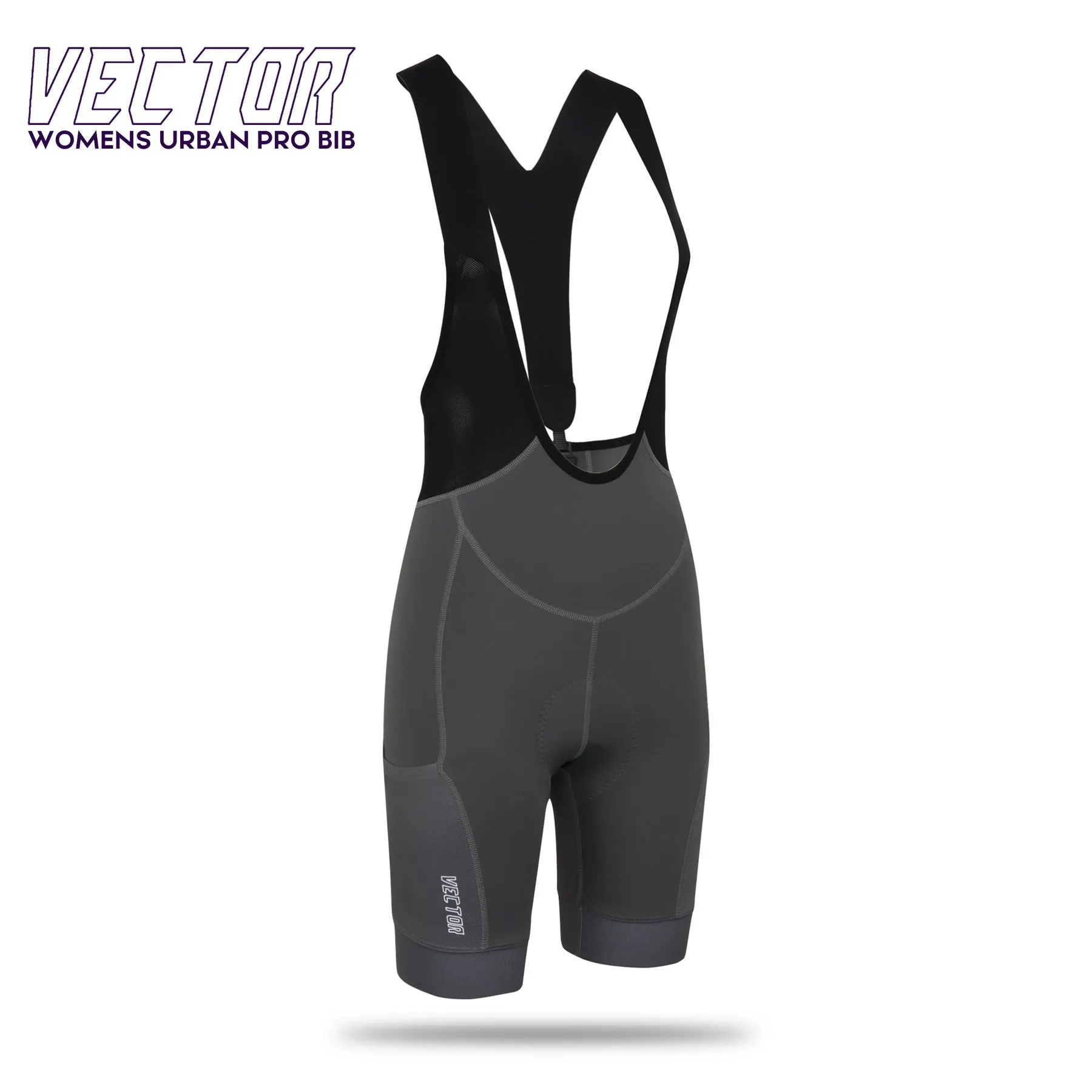 Women's Snap-on strap Cargo Bib Shorts