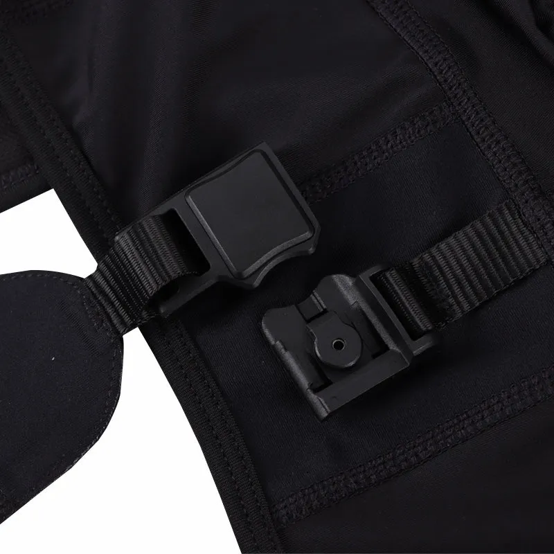 Women's Snap-on strap Cargo Bib Shorts