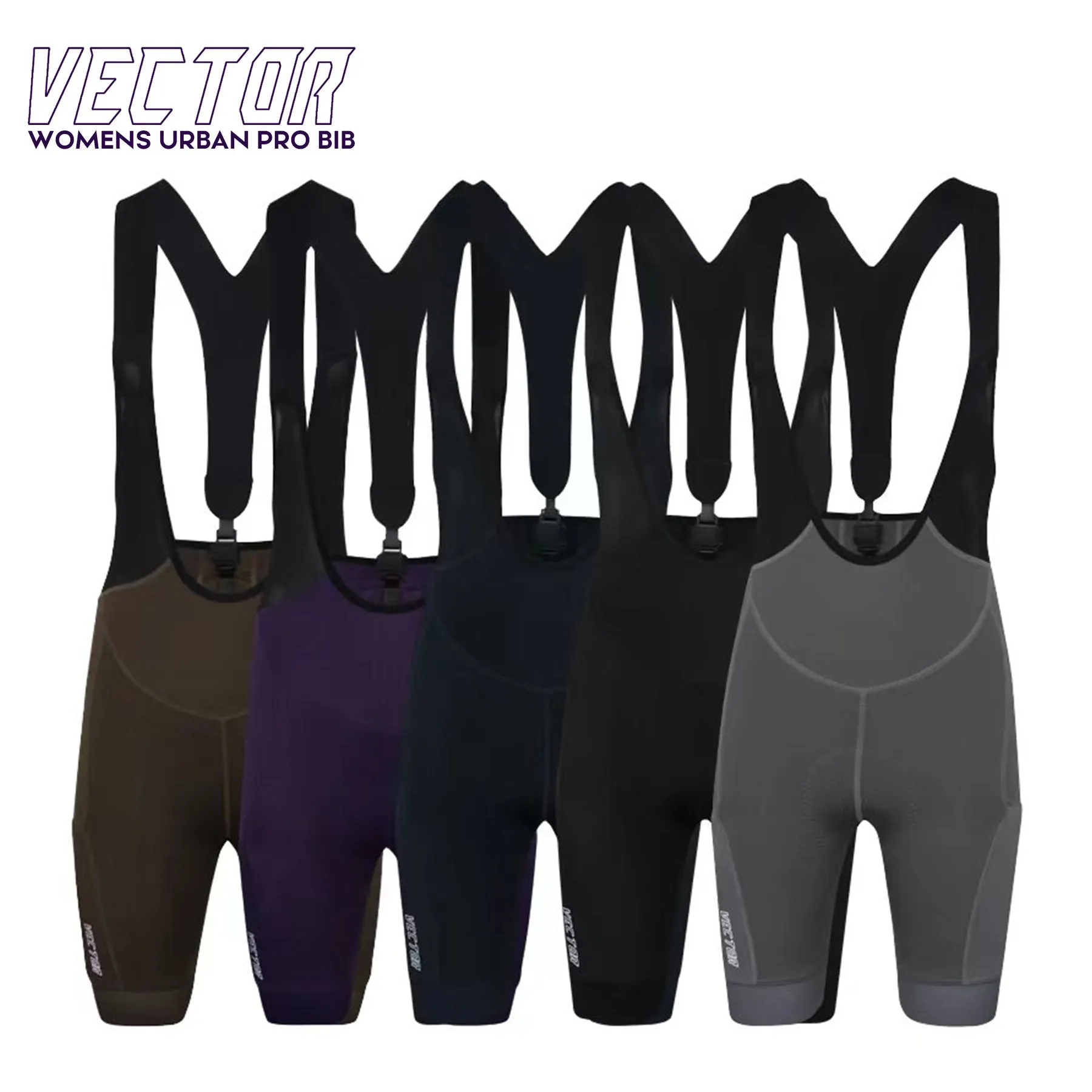 Women's Snap-on strap Cargo Bib Shorts