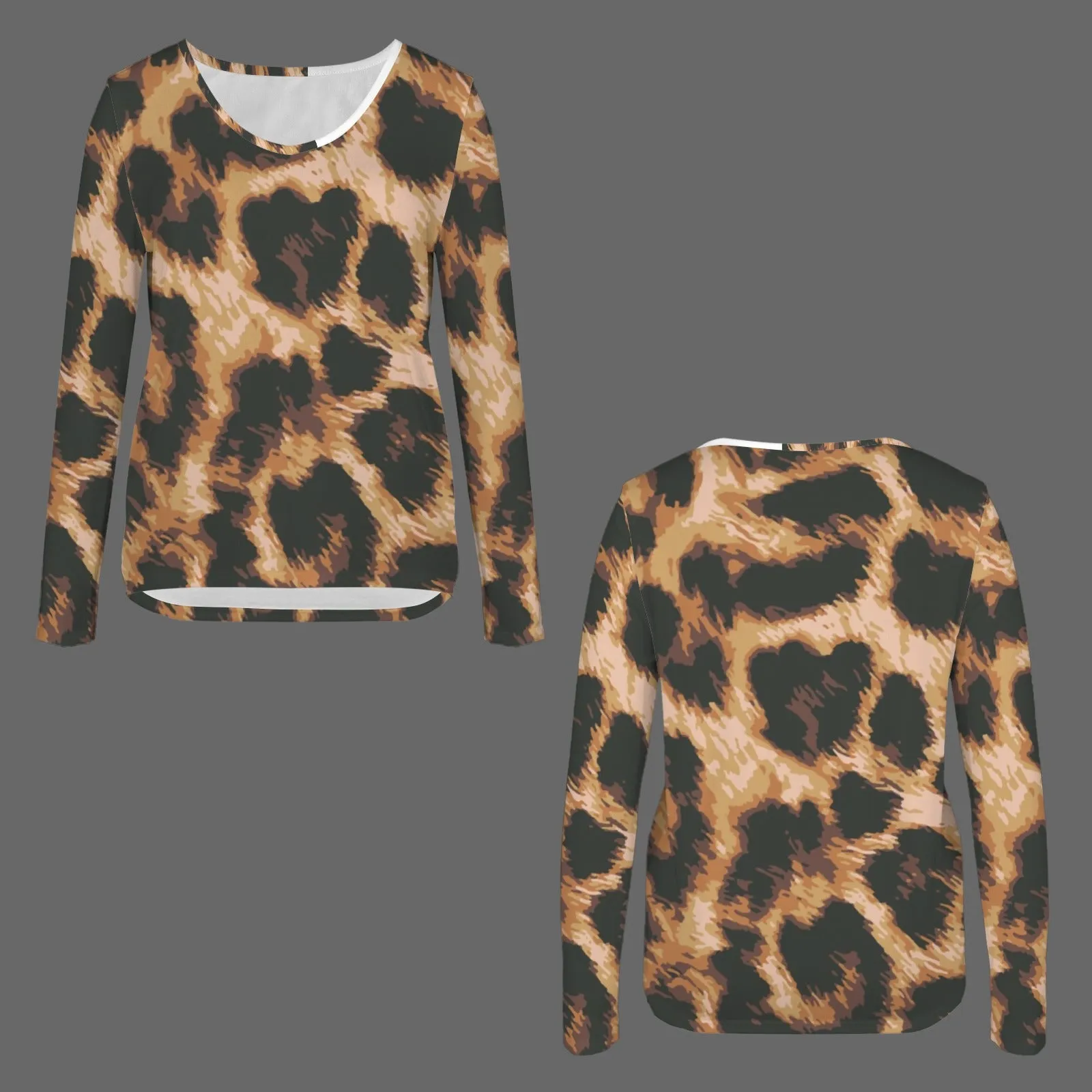 Women's V Neck Long Sleeve Sweatshirt