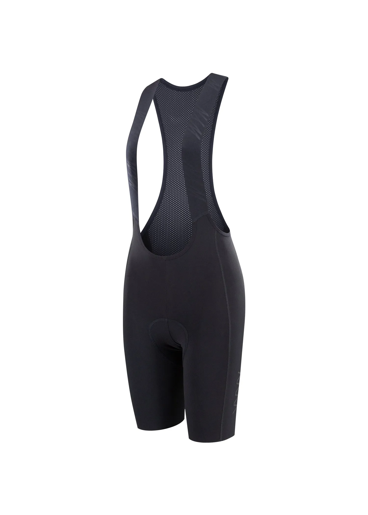 women's velocity 2.0 cycling bib shorts - matte black