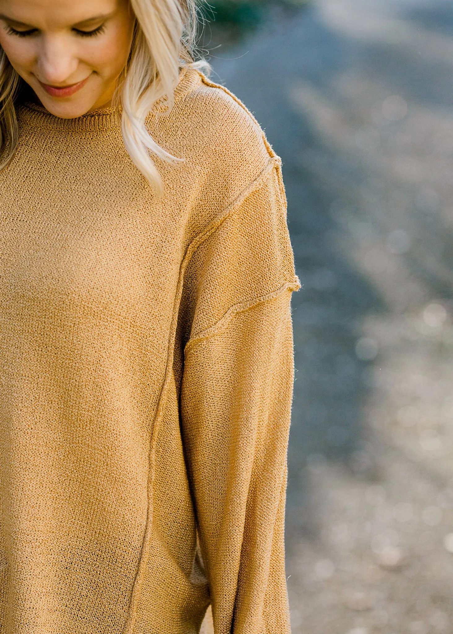 X Golden Honey Round Neck Sweater