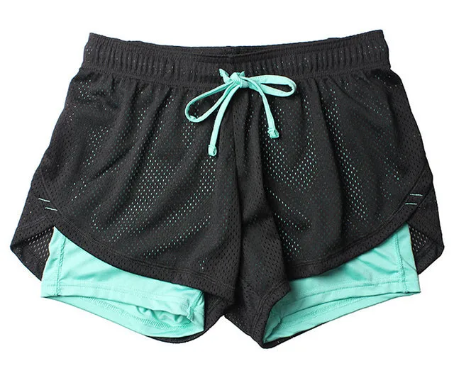 Yoga Shorts Women Fitness Top Spandex Neon Elastic