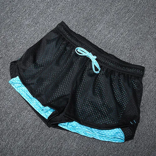Yoga Shorts Women Fitness Top Spandex Neon Elastic