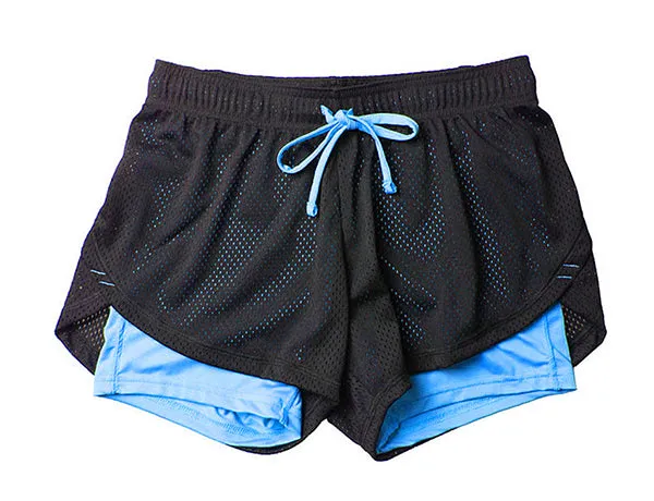 Yoga Shorts Women Fitness Top Spandex Neon Elastic