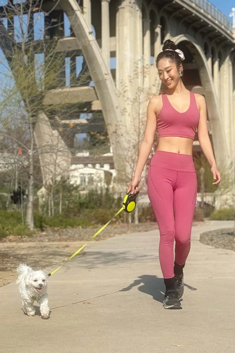 Yoga Sports Bra - Cranberry Red