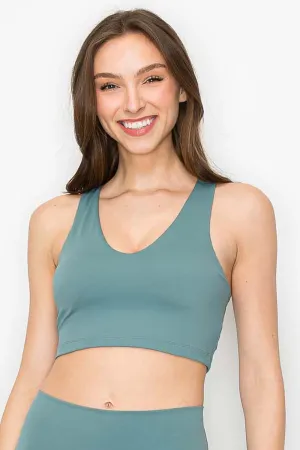 Yoga Sports Bra - Teal