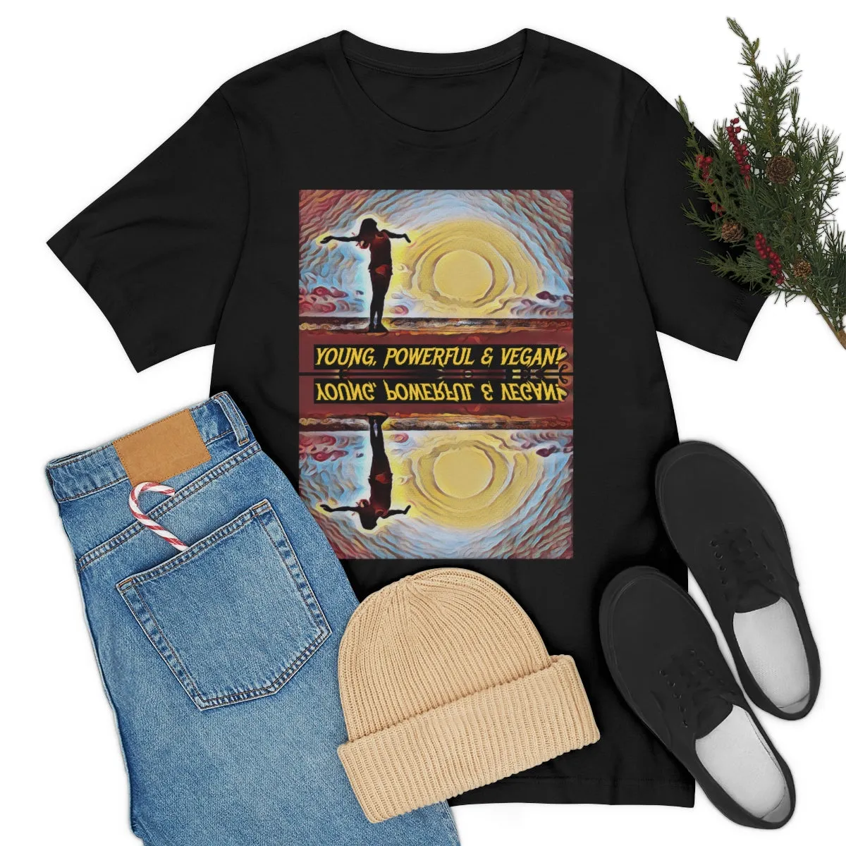 Young, Powerful & Vegan! Short Sleeve Tee