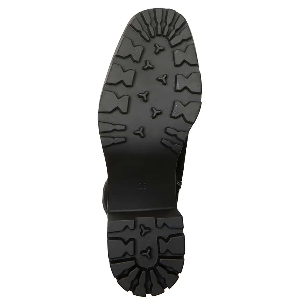 Zack Boot in Black Suede