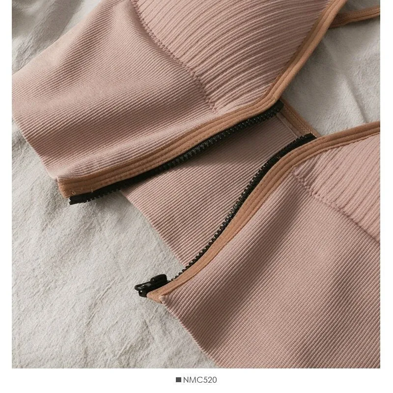 ZIPPER LOCKED STYLING SEXY WRAPPED CHEST TOP BRA ??HOT DEAL - 50% OFF??
